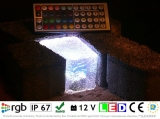 Kostka Świecąca PICCOLA MAŁA LED RGB 5,3x7x9x6 (ZESTAW 6szt. ) Z AKCESORIAMI