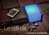 NOSTALIT LED RGB 9x12x6 cm - Świecaca kostka brukowa RGB